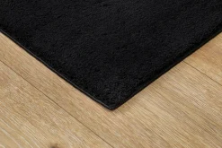 KM Home Skinn & Pelstepper|Sitteputer-Soft Wiltonteppe 240x340 cm Svart