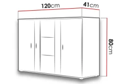Soho Kommode 41x120 cm