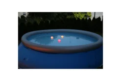 Planet Pool Solcellebelysning Kule Flytende RGB 3 stk