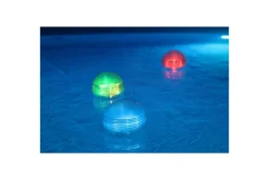 Planet Pool Solcellebelysning Kule Flytende RGB 3 stk