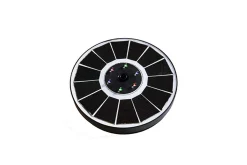 Hagedekorasjon-Solcellefontene Heissner Flytende Med LED-belysning Grey