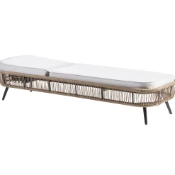 Solseng-Solseng utendørs med pute Zeri kunstrotting Beige