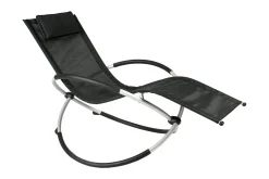 Solstol FUN 145x77x86cm Sølv/Svart