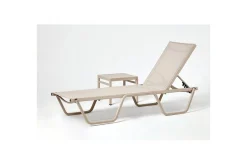 Solstoler-Solstol- og Sidebordsett (2 deler) Azoula Beige