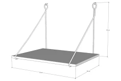 Sotinge Veggskrivebord 70 cm