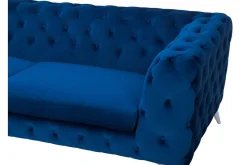 Velour Sofa & Fløyel Sofa-Sotra Sofa 2-4 Seter Blå