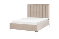Soveromssett Sezanne Grå/Beige/Svart, 140x200 cm, Fløyel