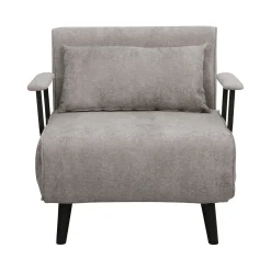 Lenestoler-Sovesofa-lenestol HOME4YOU Hannes 76,5x84x81 cm grå