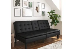 Loft24 Sovesofaer-Sovesofa Maine Svart