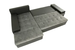 Velour Sofa & Fløyel Sofa-Sovesofa med divan Once 1 + Met 4