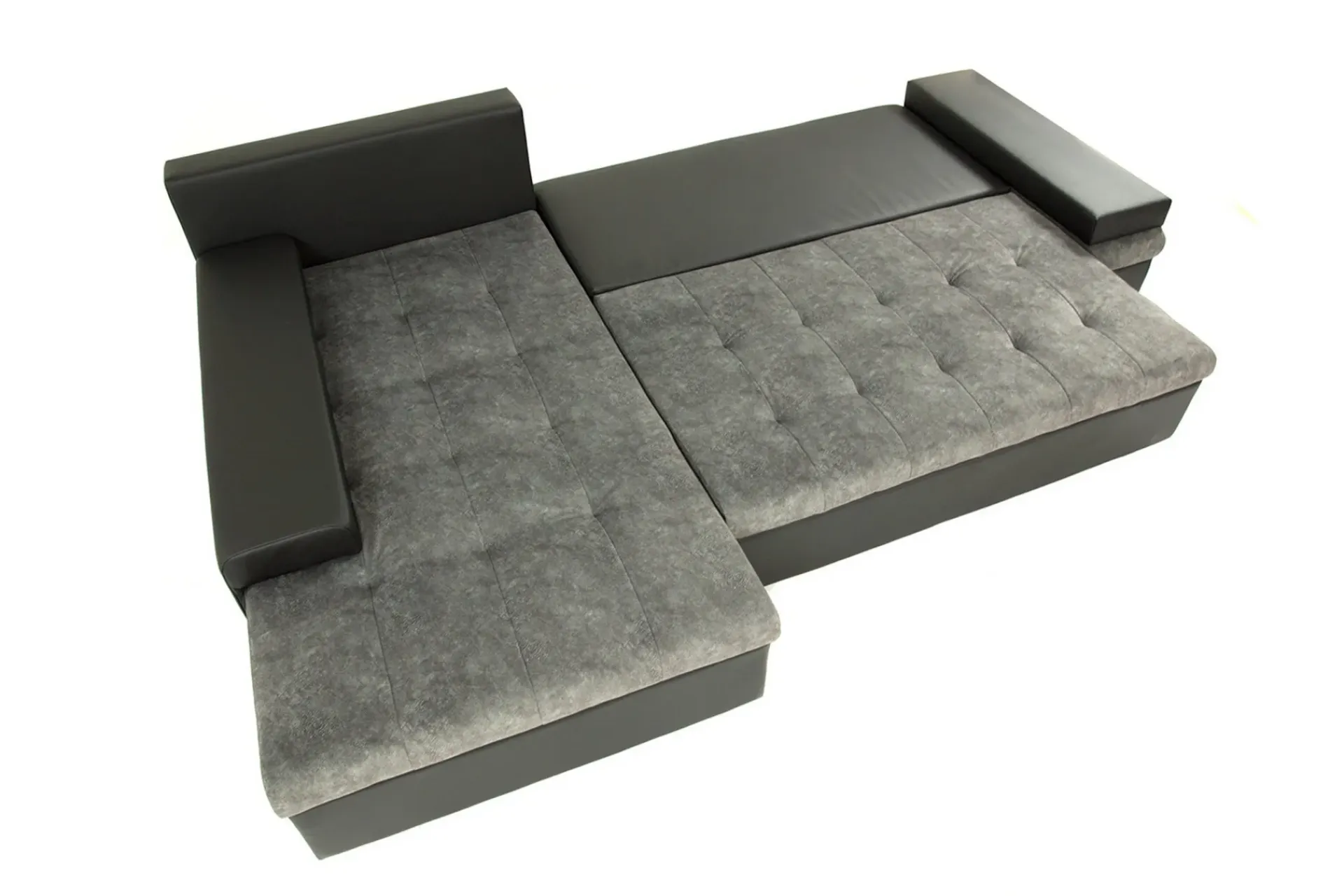 Velour Sofa & Fløyel Sofa-Sovesofa med divan Once 1 + Met 4