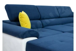 Sovesofa 4-seters U-formet 345x202 cm Høyre