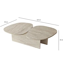 Sovranor sofabord 125 cm