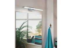 Eglo Baderomslampe Vegg-Spegelbelysning Tabiano 605 mm Hvit,Krom