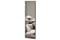 Helkroppsspeil-Speil Casaria Transparent Hvit