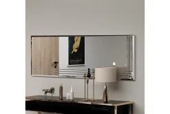 Helkroppsspeil-Speil Casaria Transparent Hvit