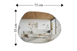Baderom|Baderomsspeil-Speil Haviland Transparent Hvit