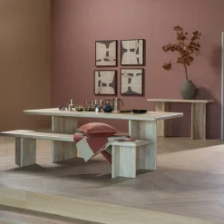 WOOOD Entrebenk|Benk-Spisebenk Ato 220 cm naturlig