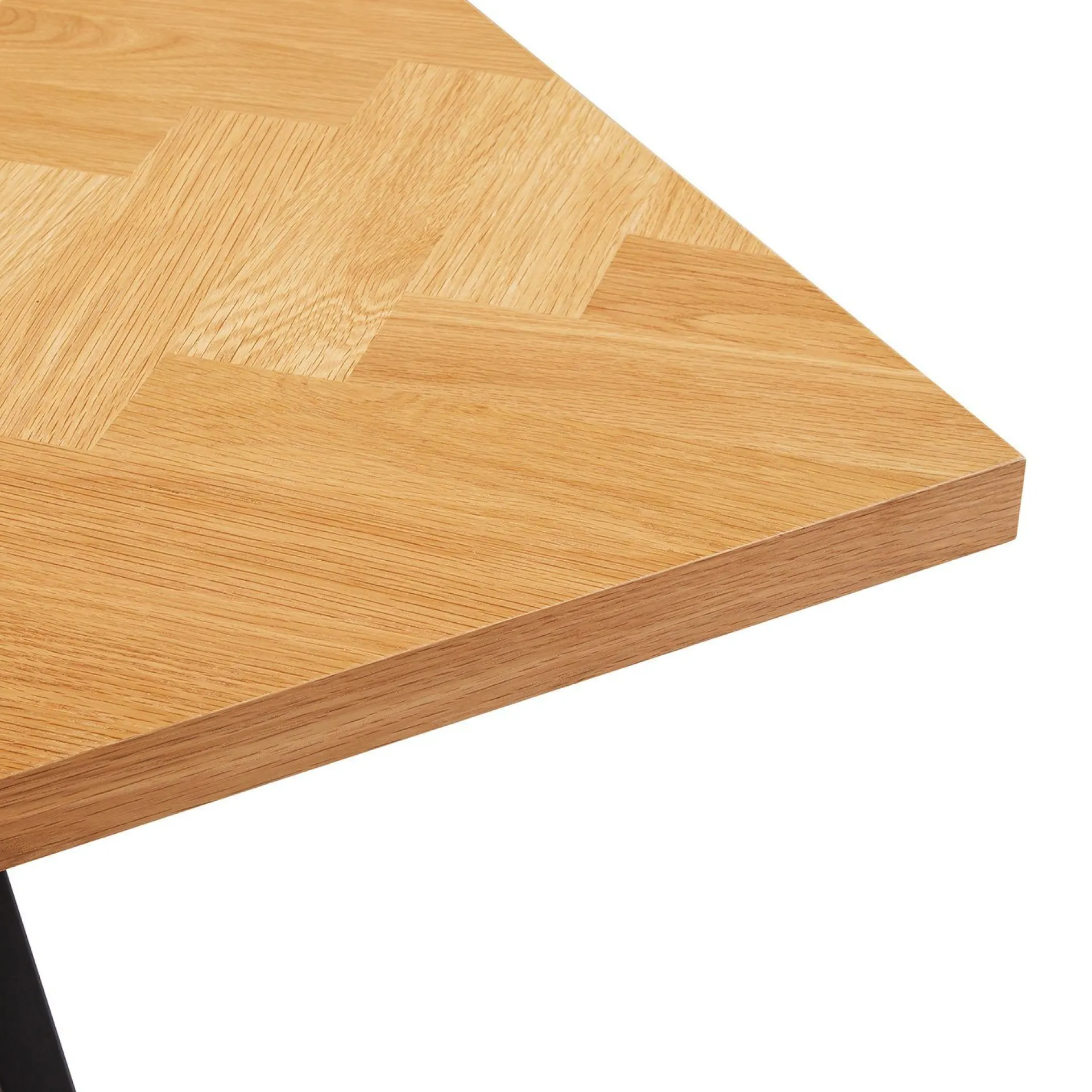 Spisebord & Kjøkkenbord-Spisebord HOME4YOU Rowan 200x90x75 cm Fiskebensmønstret eik