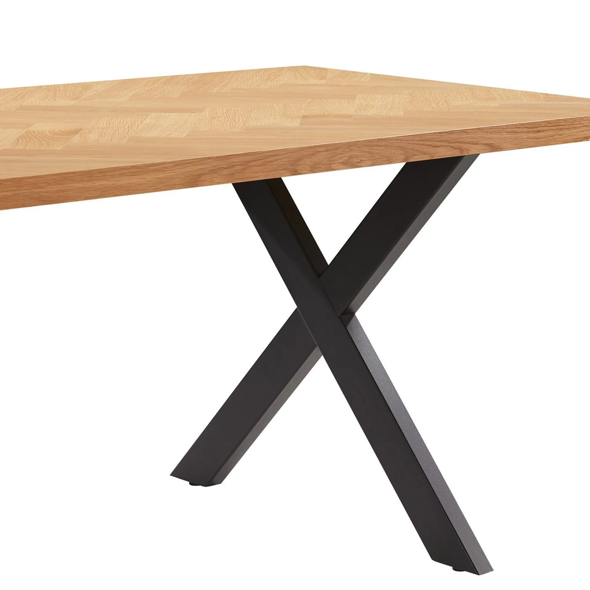 Spisebord & Kjøkkenbord-Spisebord HOME4YOU Rowan 200x90x75 cm Fiskebensmønstret eik