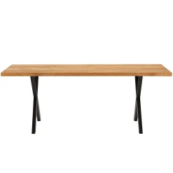 Spisebord & Kjøkkenbord-Spisebord HOME4YOU Rowan 200x90x75 cm Fiskebensmønstret eik