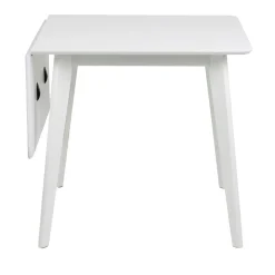 Spisebord & Kjøkkenbord-Spisebord HOME4YOU Roxby 80/120x80x76 cm Hvit