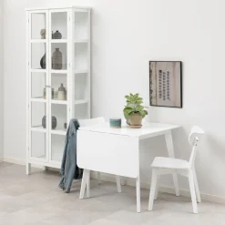 Spisebord & Kjøkkenbord-Spisebord HOME4YOU Roxby 80/120x80x76 cm Hvit