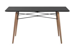 Spisebord & Kjøkkenbord-Spisebord 140 x 80 cm BIONDI Svart