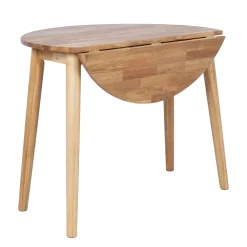 Spisegrupper-Spisegruppe HOME4YOU Birka Wit 2 stoler naturlig