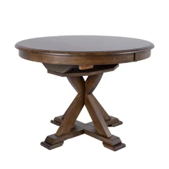 Spisegrupper-Spisegruppe HOME4YOU James bord og 6 stoler Brun