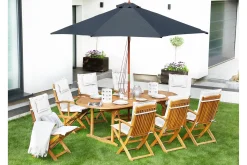 Spisegruppe MAUI med 8 Stoler+Puter + Paraply