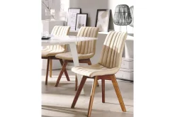 Spisestoler & Kjøkkenstoler-Spisestol 2 stk CALGARY Beige