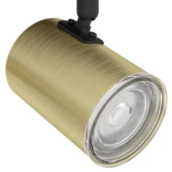 Spotlights & Downlights-Spotlight Consuma med 3 Lys Svart,Børstet Messing