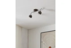 Eglo Spotlight Bimeda med 2 Lamper Nikkel-Nero, Krom
