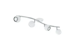 Eglo Led-Belysning|Spotlights & Downlights-Spotlight Bimeda med 4 Lamper Hvit, Krom Hvit,Krom