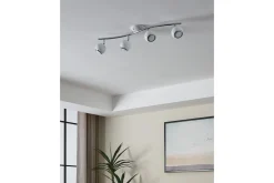 Eglo Led-Belysning|Spotlights & Downlights-Spotlight Bimeda med 4 Lamper Hvit, Krom Hvit,Krom