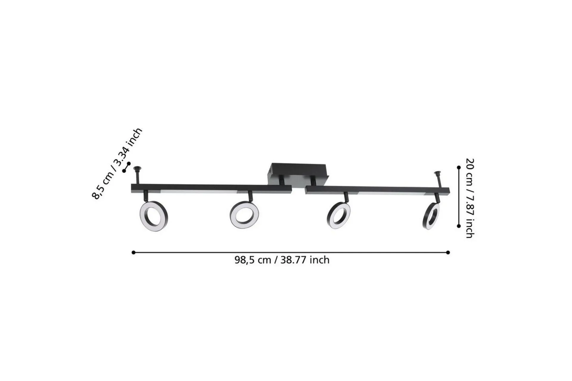 Eglo Spotlight Cardillio 2 med 4 Lamper