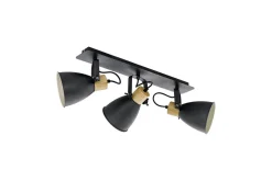 Eglo Spotlights & Downlights-Spotlight Coswarth med 3 lamper Antracit,Beige,Brun