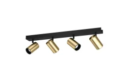 Eglo Spotlights & Downlights-Spotlight Cumaribo Svart/Messing 4 Lamper Svart,Messing