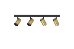 Eglo Spotlights & Downlights-Spotlight Cumaribo Svart/Messing 4 Lamper Svart,Messing