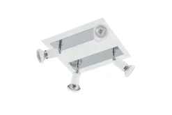 Eglo Spotlight Sarria Kvadrat Hvit, Krom