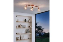 Eglo Led-Belysning|Spotlights & Downlights-Spotlight Zapata med 3 Lamper Kobber