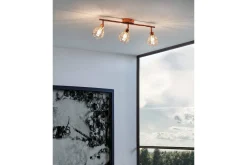 Eglo Led-Belysning|Spotlights & Downlights-Spotlight Zapata med 3 Lamper Kobber