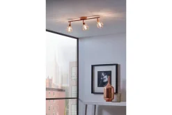 Eglo Led-Belysning|Spotlights & Downlights-Spotlight Zapata med 3 Lamper Kobber