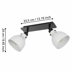 Spotlights & Downlights-Spotlight Matlock Grey,Svart