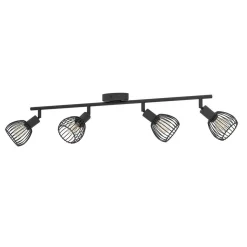 Spotlights & Downlights-Spotlight Sonnino med 4 lamper Svart