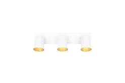 Trio Lighting Spotlights & Downlights-Spot TRIO Sharp 3-delt, Matt hvit/gull Hvit,Gull