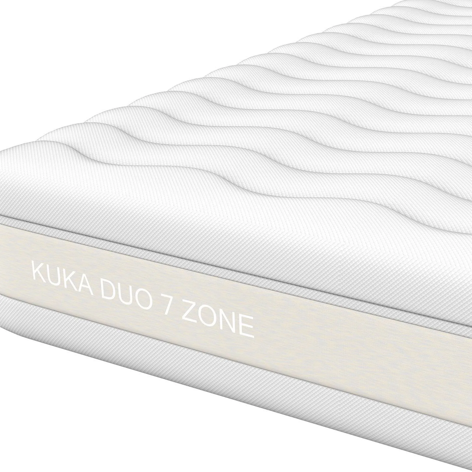 Springfjærmadrass Kuka Duo 7 soner 180x200x23 cm