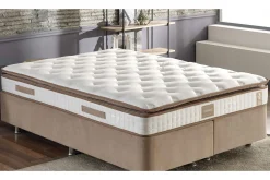 Madrasser|Barneseng & Juniorseng-Springfjærmadrass 140x190 cm Brun,Hvit