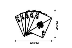 Square Ace Veggdekor